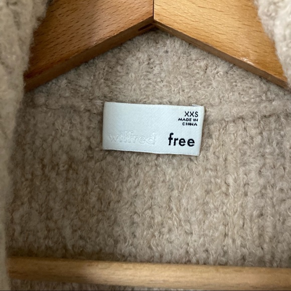 Aritzia Wilfred Free Gwyneth Cropped Quarter-zip Knit Sweater - Picture 12 of 15